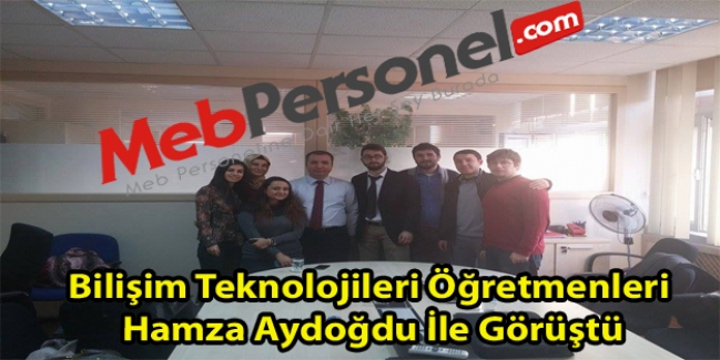 Bilişim Teknolojileri Öğretmenleri Hamza Aydoğdu İle Görüştü