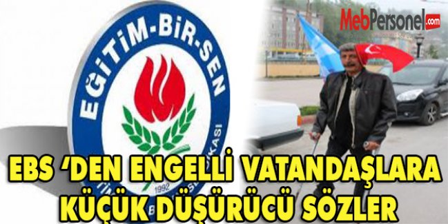 EBS’DEN ENGELLİ VATANDAŞLARA KÜÇÜK DÜŞÜRÜCÜ SÖZLER