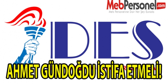 AHMET GÜNDOĞDU İSTİFA ETMELİ!