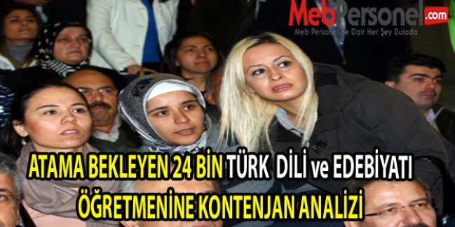 ATAMA BEKLEYEN 24 BİN TÜRK  DİLİ ve EDEBİYATI ÖĞRETMENİNE KONTENJAN ANALİZİ