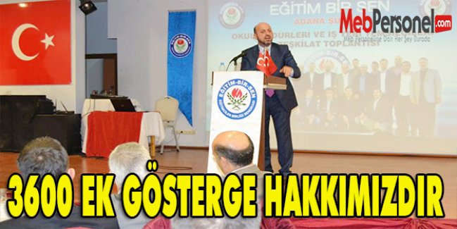 3600 Ek Gösterge Hakkımızdır