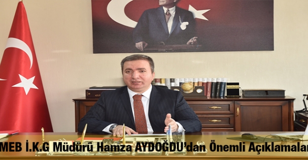 MEB HAMZA AYDOĞDU'DAN  MÜDÜRLÜK İLE İLGİLİ AÇIKLAMA