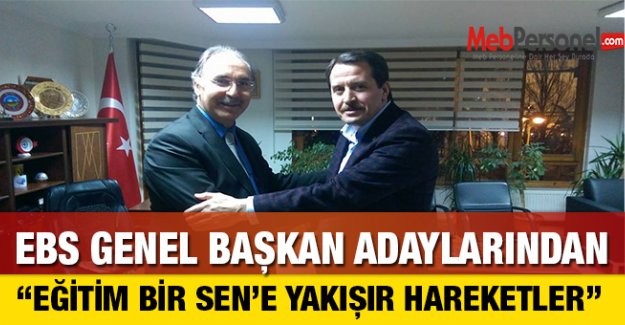 EBS Genel Başkan Adayları Birbirlerine Başarı Dilediler