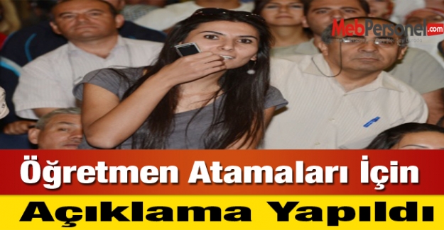 Öğretmen Atamaları İçin Açıklama Yapıldı