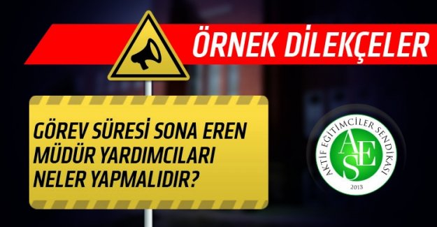 MEB'de Görev Süresi Sona Eren Müdür Yardımcıları Neler Yapmalıdır?