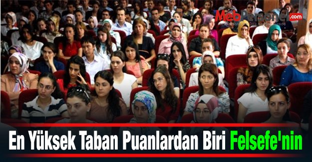 En Yüksek Taban Puanlardan Biri Felsefe'nin