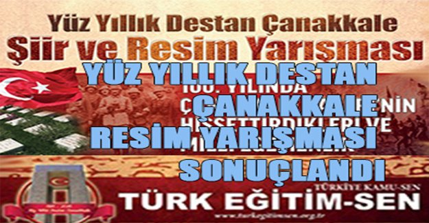 Türk Eğitim Sen'in Düzenlediği Yarışma Sonuçlandı