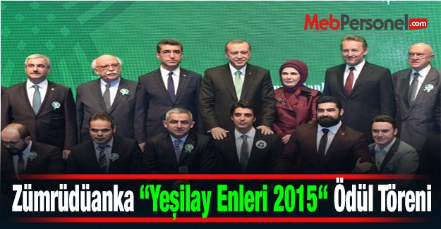 Zümrüdüanka “Yeşilay Enleri 2015“ Ödül Töreni