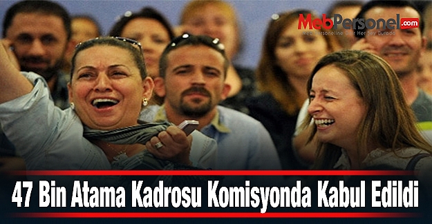 47 Bin Öğretmen Atama Kadrosu TBMM Komisyonunda Kabul Edildi