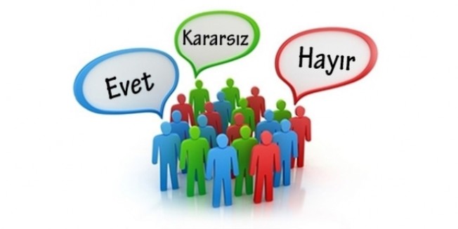 Açıklanan son ankette EVET-HAYIR oyları ne durumda?