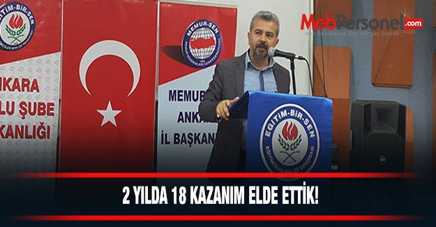 Atilla Olçum: 2 Yılda 18 Kazanım Elde Ettik