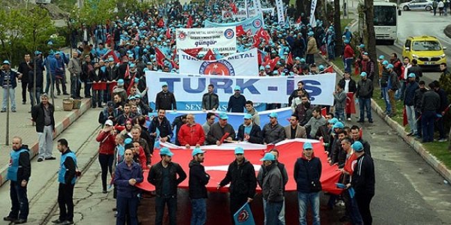 Türk-İş 1 Mayıs'ı Zonguldak'ta kutluyor