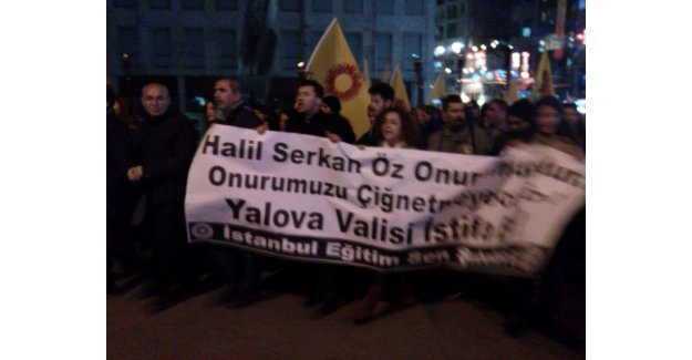 YALOVA VALİSİ İSTİFA EDENE KADAR, EYLEME DEVAM