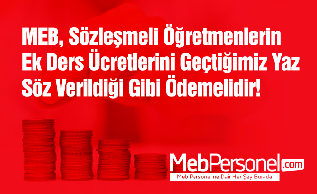 Sözleşmeli Öğretmenlere Haklarını Kim Teslim Edecek?