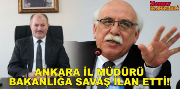 ANKARA İL MÜDÜRÜNDEN MİLLİ EĞİTİM BAKANINA SERT ELEŞTİRİLER