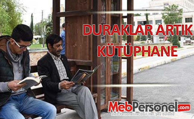 Batman'da Duraklar 'Sokak Kütüphanesi' Oldu