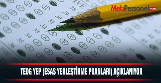 2015 TEOG YEP (Esas Yerleştirme Puanları) Açıklanıyor