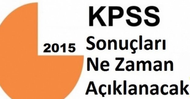 2015 KPSS Sonuçları Ne Zaman Açıklanacak ?