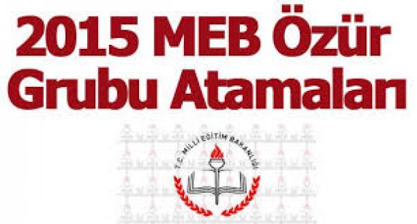 MEB Özür Grubu Atama Tercih Başvuru İşlemleri 2015 20 Ağustos