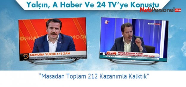 Ali Yalçın: Masadan 212 Kazanımla Kalktık