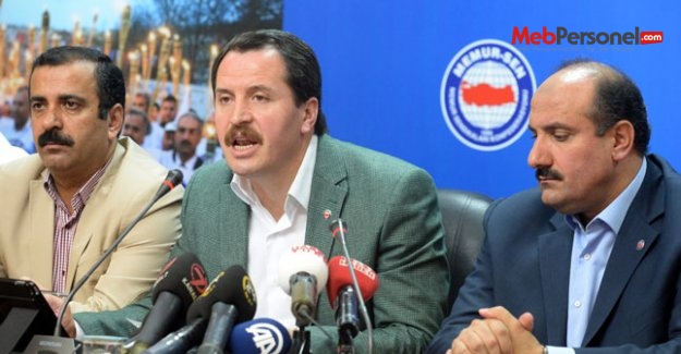 Yalçın, toplu sözleşme'ye ilişkin basın toplantısı'nda konuştu