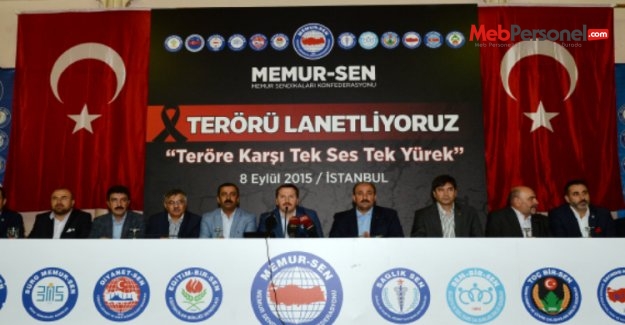 Teröre karşı tek ses, tek yürek