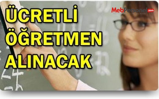 Ücretli Öğretmen Görevlendirme Duyurusu (Batman)