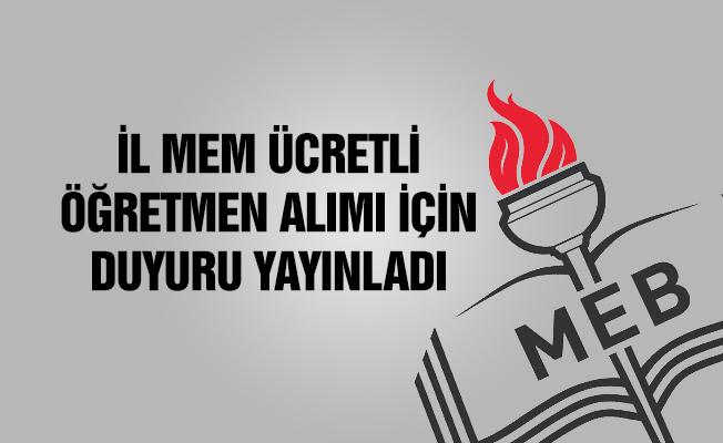 2017 Yılı Ücretli Öğretmenlik Başvurusu