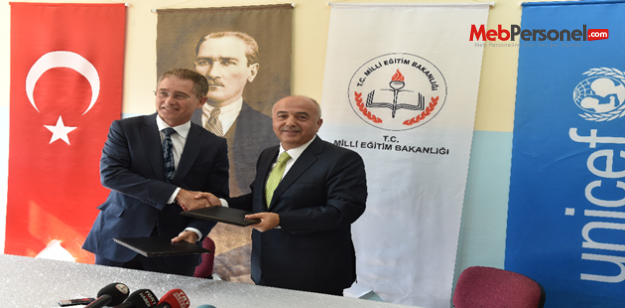 MEB-UNICEF işbirliği İl Eylem Planları Çerçeve Programı imzalandı