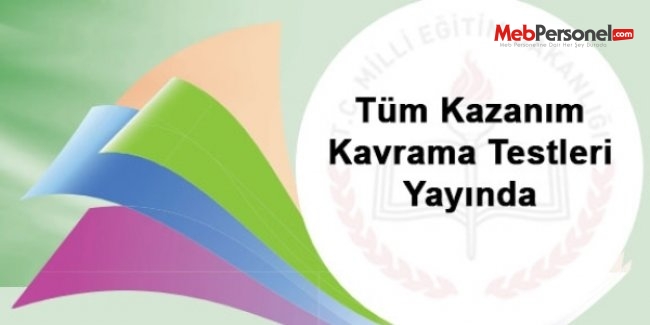 MEB'den kazanım kavrama testleri