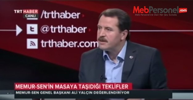 Yalçın TRT Haber’de Toplu Sözleşme Sürecini Değerlendirdi