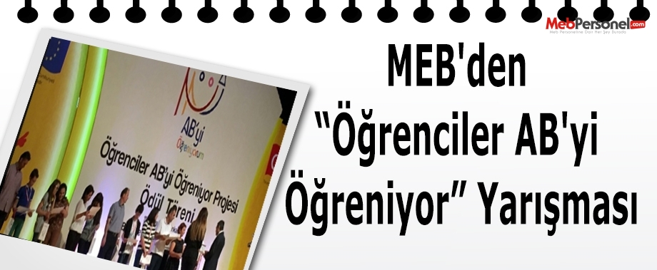 MEB'den öğrenciler AB'yi öğreniyor yarışması