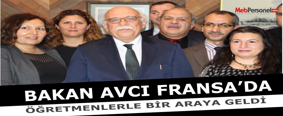 Bakan Avcı,  öğretmenlerle bir araya geldi