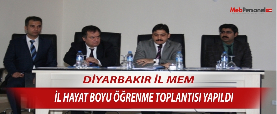 Diyarbakır  İl Hayat Boyu Öğrenme Toplantısı  Yapıldı