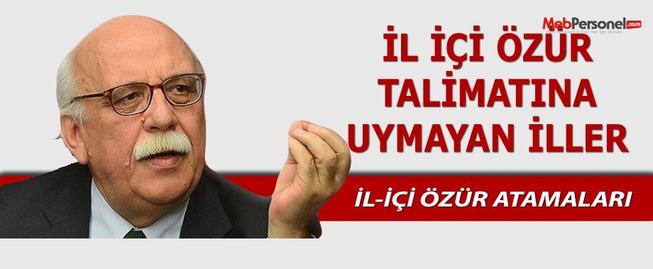 Bakan Avcı'nın, il içi özür talimatı bazı illerde hala askıda..