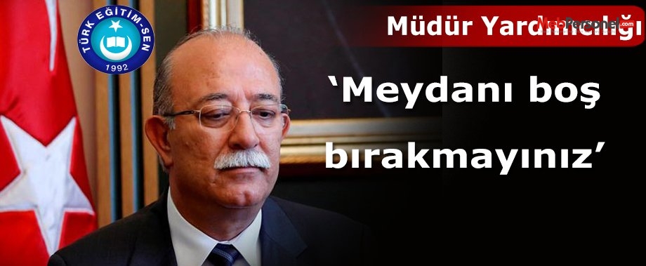 İsmail Koncuk'tan ''Müdür Yardımcılığı Sınavı'' Açıklaması