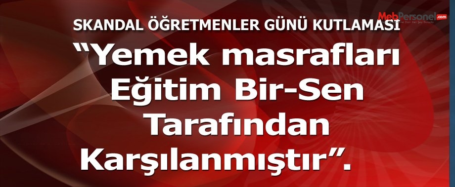 SKANDAL ÖĞRETMENLER GÜNÜ KUTLAMASI !!!