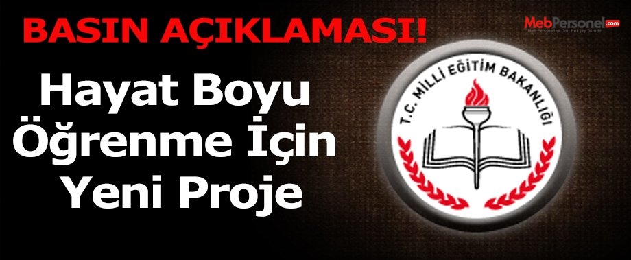 Hayat Boyu Öğrenme İçin Yeni Proje