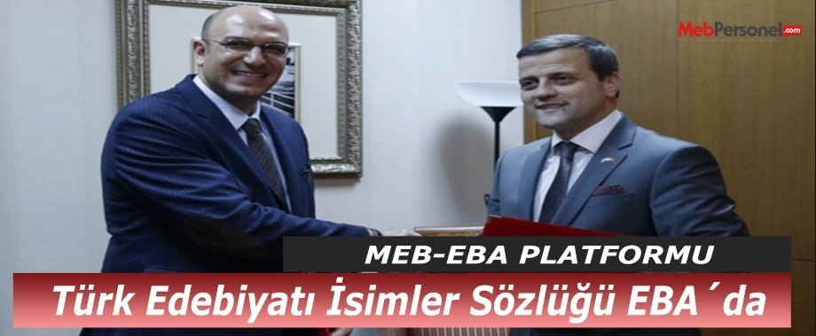 Türk Edebiyatı İsimler Sözlüğü EBA´da