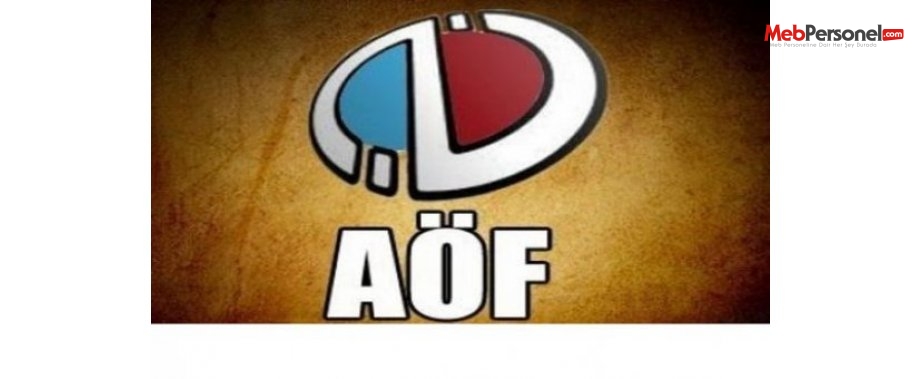 AÖF Giriş Yerleri Sorgulama - Sınav Giriş Belgesi Çıkartma (12-13 Aralık)