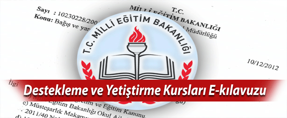 Destekleme ve Yetiştirme Kursları E-kılavuzu