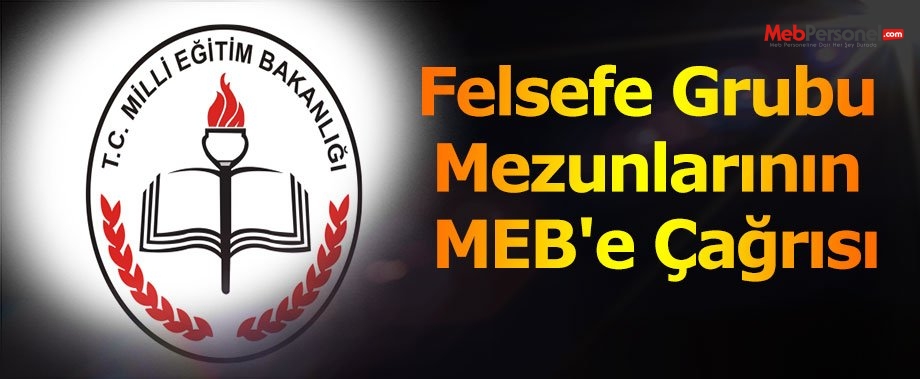 Felsefe Grubu Mezunlarının MEB'e Çağrısı