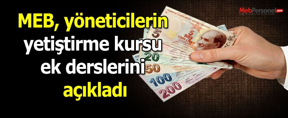 MEB, yöneticilerin yetiştirme kursu ek derslerini açıkladı
