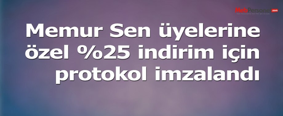 Memur-Sen Üyelerine Anaokulu’nda %25 İndirim