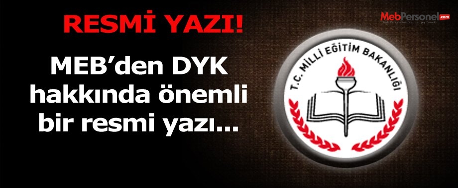 Meb’den DYK Kursları Hakkında Önemli Resmi Yazı