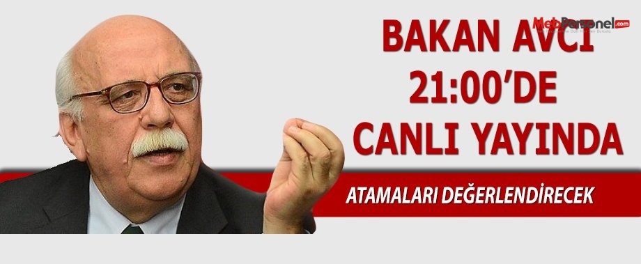 Bakan Avcı 21:00'de TGRT Haber'de Gündemdeki Konuları Değerlendirecek