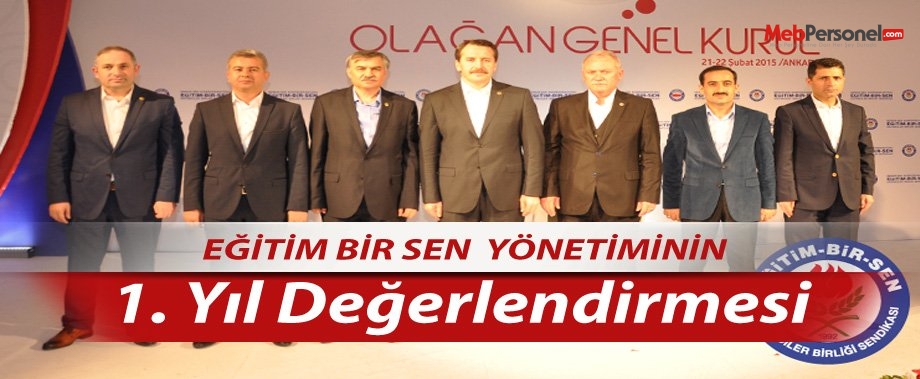 Eğitim Bir Sen Yönetimimin 1. Yıl Değerlendirmesi