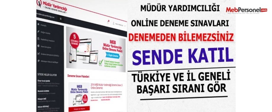 Müdür Yardımcılığı Sınavı Konu Dağılımları 2016