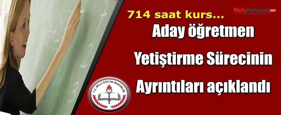 Aday Öğretmen Yetiştirme Sürecinin Ayrıntıları