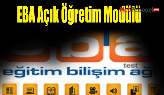 EBA Açık Öğretim Modülü